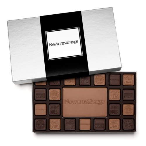 chocolate squares is an good options for business gifts